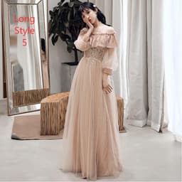 image-Bridesmaid Dress Temperament Sisterhood Wedding Dresses
