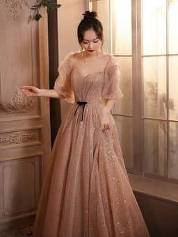 image-Host Elegant Atmosphere Banquet Dress Star Dress