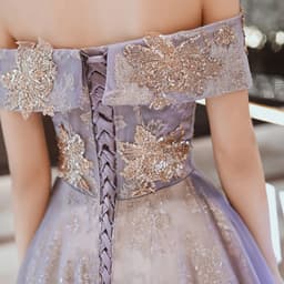 image-Retro Court Banquet Temperament Ladies Long Dress
