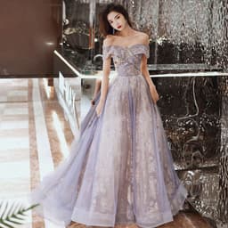 image-Retro Court Banquet Temperament Ladies Long Dress