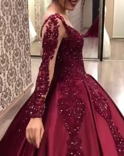 image-new European and American foreign trade women's independent station hot stamping big swing sexy long dress tailing banquet evening dress