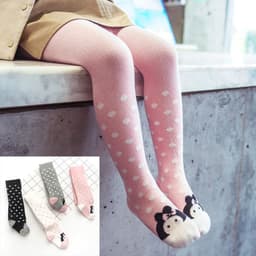 image-Can Be Opened Pantyhose Baby Leggings