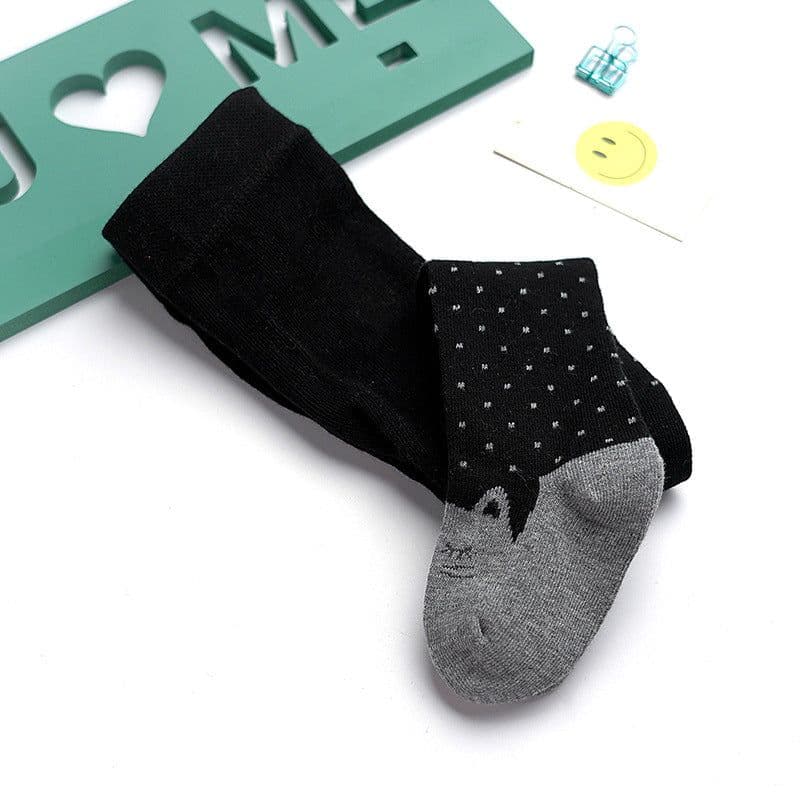 image-Can Be Opened Pantyhose Baby Leggings