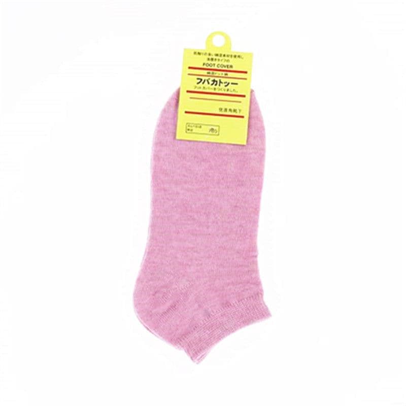 image-Candy Lady Socks Pure Color Casual Women's Cotton Socks Shallow Mouth Socks