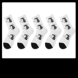image-Black Socks Female Korean Cute Cartoon Socks