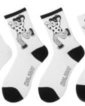 image-Black Socks Female Korean Cute Cartoon Socks