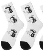 image-Black Socks Female Korean Cute Cartoon Socks