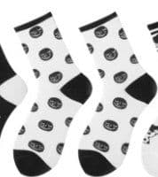 image-Black Socks Female Korean Cute Cartoon Socks