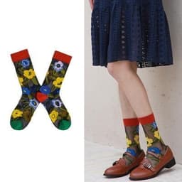 image-Sunflower Mesh Gauze Breathable Stockings