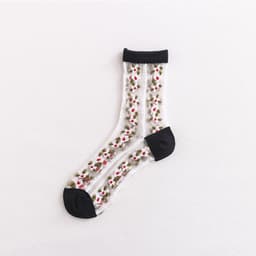 image-Transparent Socks Women's Tube Socks