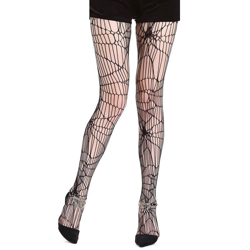 image-Halloween Socks Spider Pattern Pantyhose Socks Ghost Festival Socks