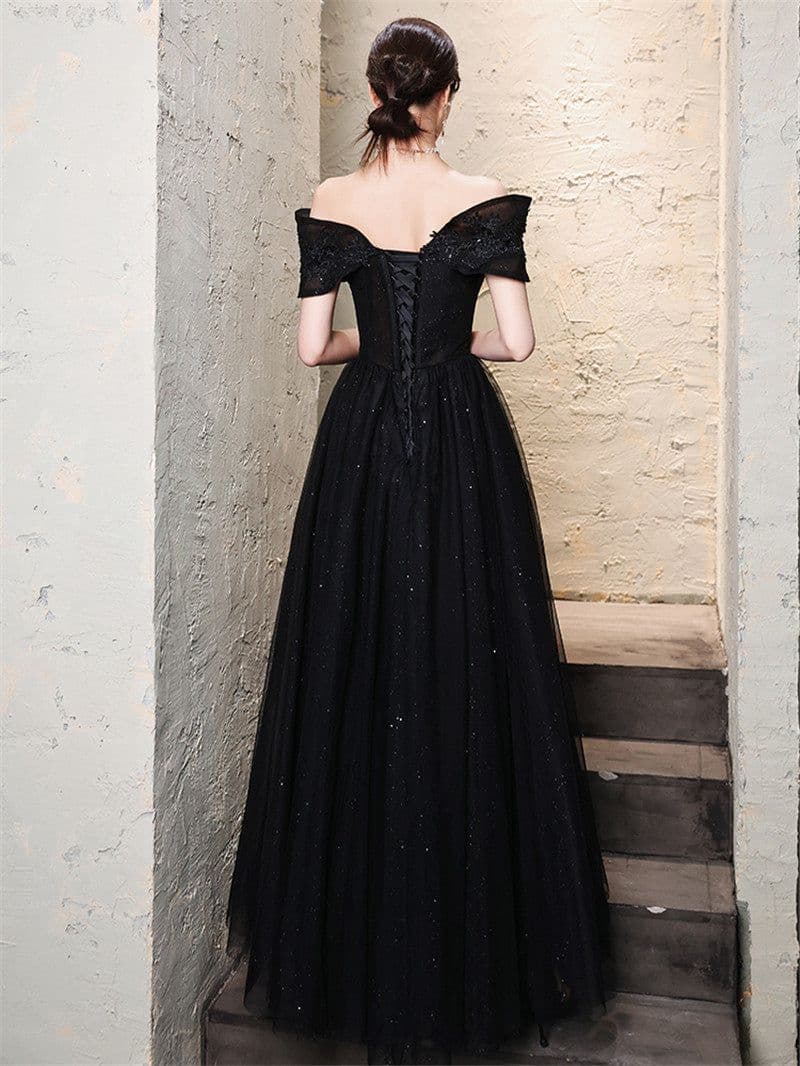 image-High-end Temperament French Light Luxury Long Evening Dress