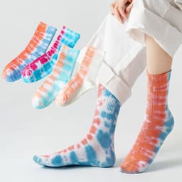 image-Trendy Socks High-top Color Sports Cotton Socks