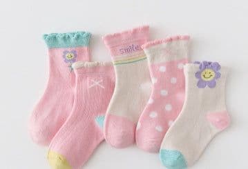 image-Children's Socks, Baby Tube Socks, Leisure Student Socks