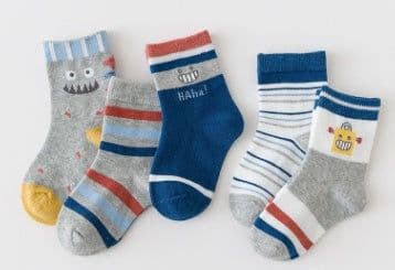 image-Children's Socks, Baby Tube Socks, Leisure Student Socks