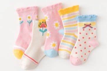 image-Children's Socks, Baby Tube Socks, Leisure Student Socks