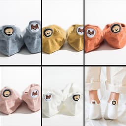 image-Shallow Mouth Lift Ear Low Socks Summer Boat Socks