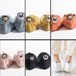 image-Shallow Mouth Lift Ear Low Socks Summer Boat Socks