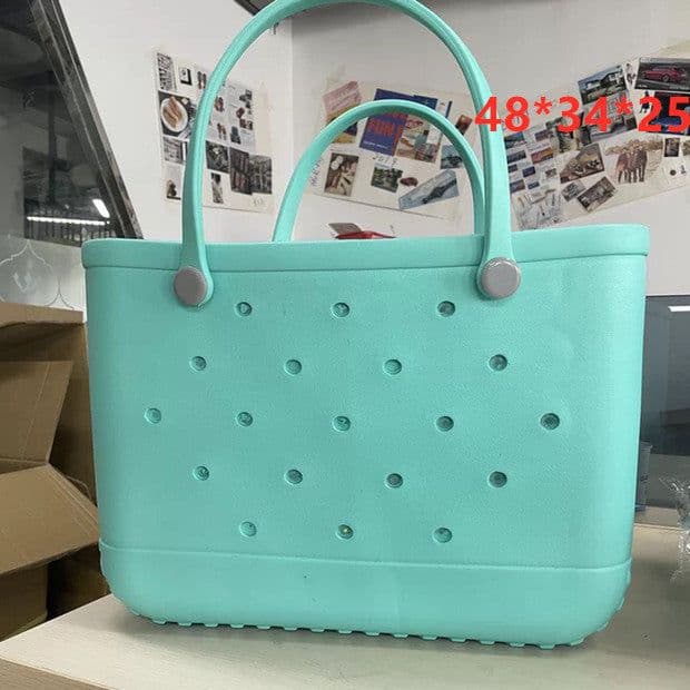 image-EVA Portable Waterproof Beach Tote Bag Big Handbag For The Beach Sports Travel Bags
