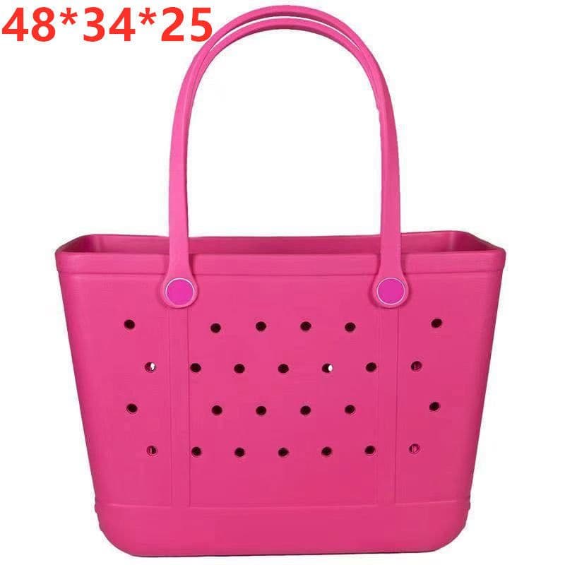image-EVA Portable Waterproof Beach Tote Bag Big Handbag For The Beach Sports Travel Bags