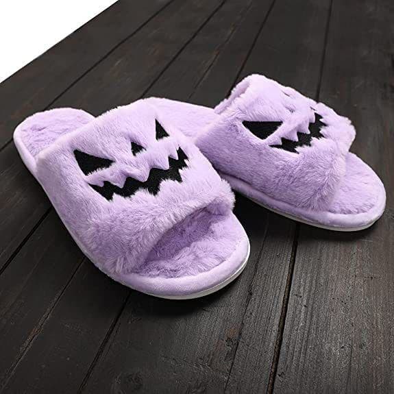 image-Halloween Women's Soft And Comfortable Plush Slippers Cosplay Shoes Furry Plush Slippers Kawaii Cute Shoes Home Slippers Halloween Dress Up Shoes