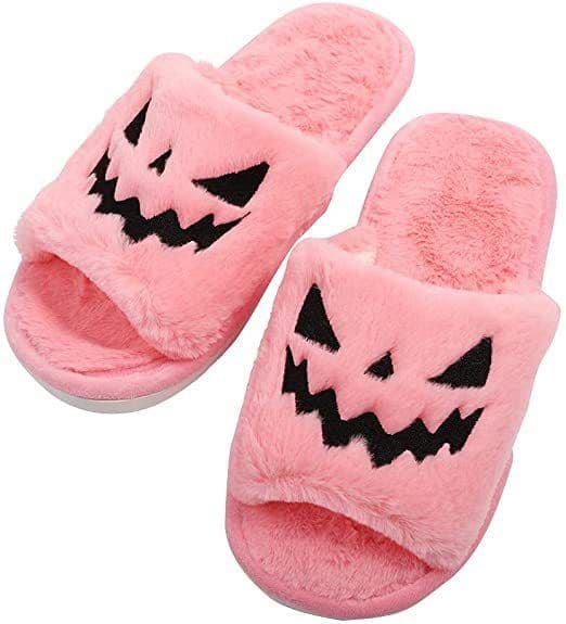 image-Halloween Women's Soft And Comfortable Plush Slippers Cosplay Shoes Furry Plush Slippers Kawaii Cute Shoes Home Slippers Halloween Dress Up Shoes