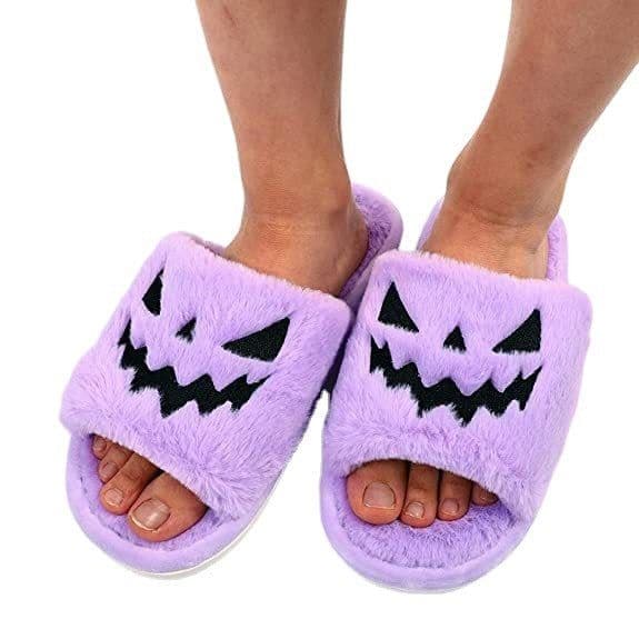 image-Halloween Women's Soft And Comfortable Plush Slippers Cosplay Shoes Furry Plush Slippers Kawaii Cute Shoes Home Slippers Halloween Dress Up Shoes