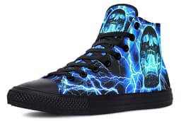 image-Fashion Print Couple High-Top Canvas Shoes