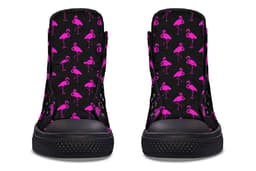 image-Fashion Print Couple High-Top Canvas Shoes