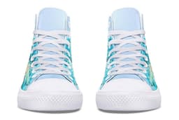 image-Fashion Print Couple High-Top Canvas Shoes