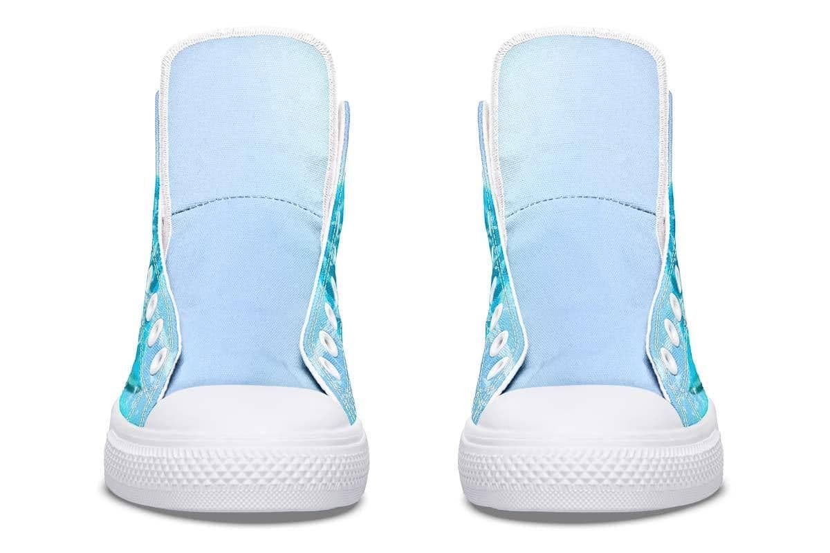 image-Fashion Print Couple High-Top Canvas Shoes