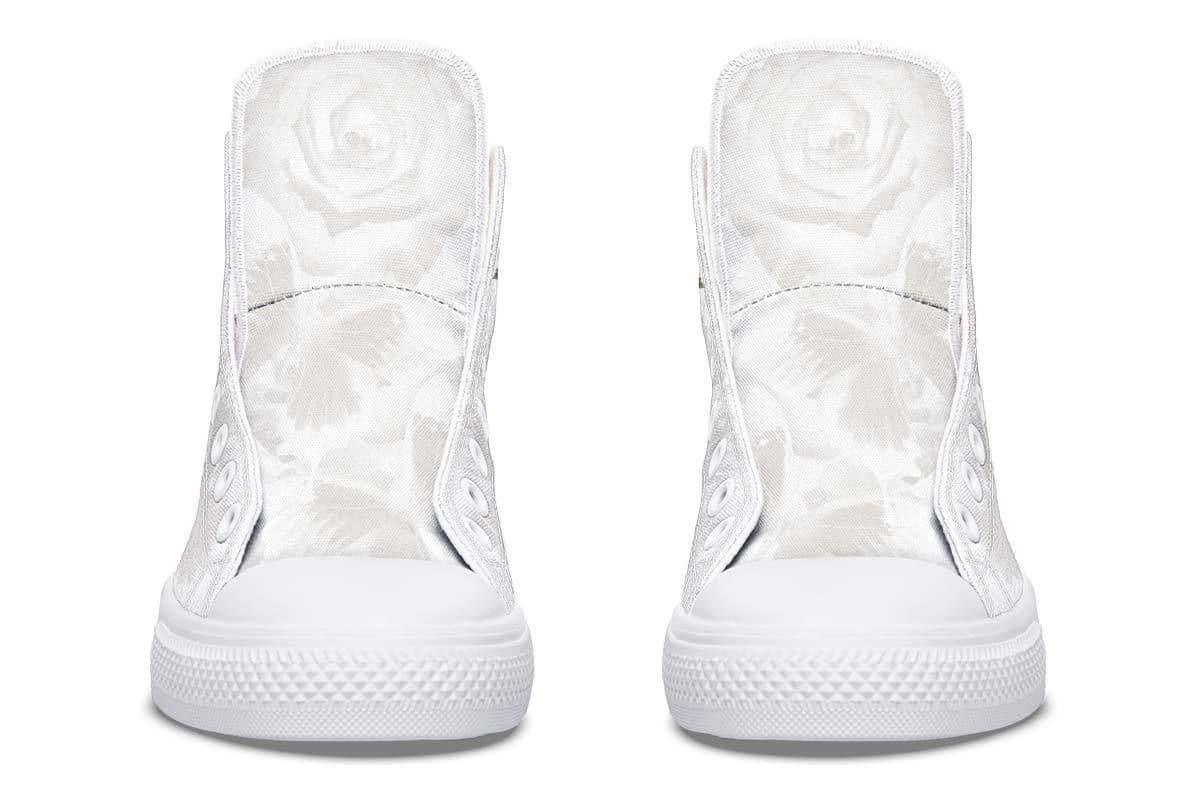 image-Fashion Print Couple High-Top Canvas Shoes