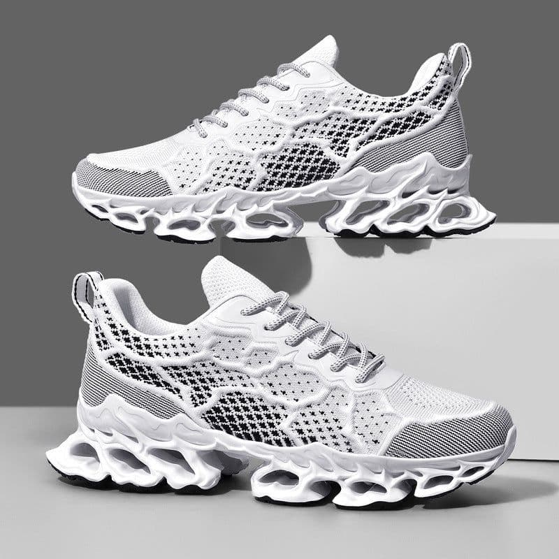 image-Trendy Men's Flyknit Mesh Casual Sneakers