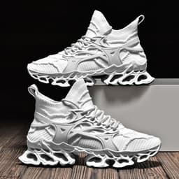 image-Trendy Men's Flyknit Mesh Casual Sneakers