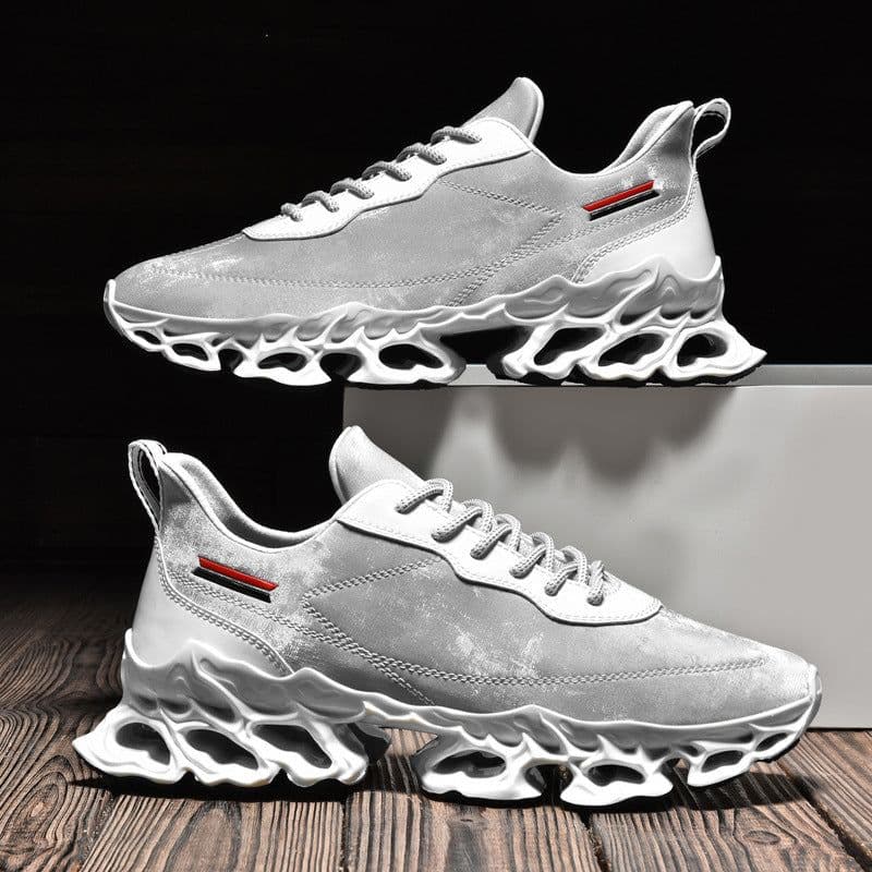 image-Trendy Men's Flyknit Mesh Casual Sneakers