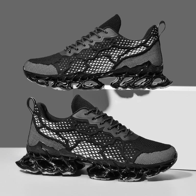image-Trendy Men's Flyknit Mesh Casual Sneakers