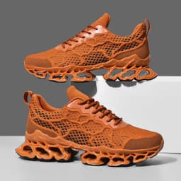 image-Trendy Men's Flyknit Mesh Casual Sneakers
