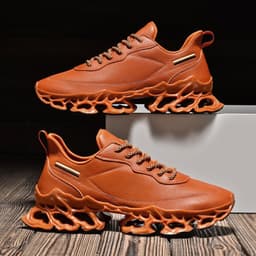 image-Trendy Men's Flyknit Mesh Casual Sneakers