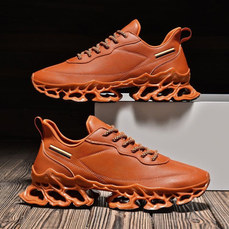 image-Trendy Men's Flyknit Mesh Casual Sneakers