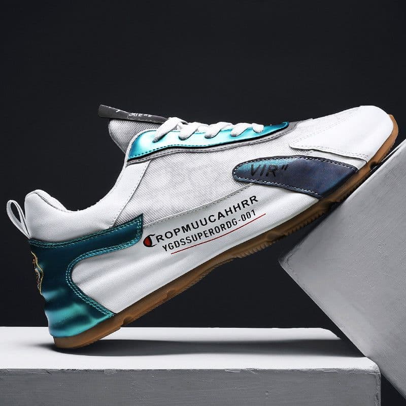 image-Men's Mesh Breathable Sneakers Fashion New Contrast Color