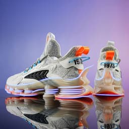 image-Large Size Breathable Casual Sneakers For Light Running