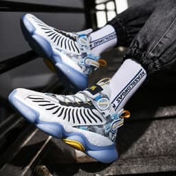 image-Sports And Leisure Men's Thick-soled High-rise Luminous Fashion Shoes