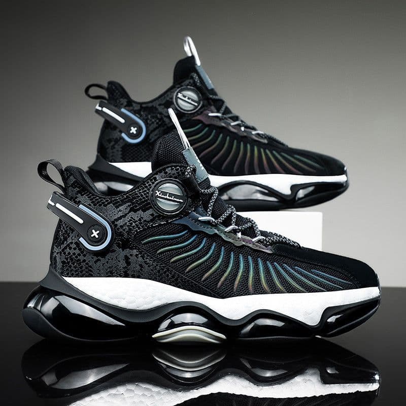 image-Sports And Leisure Men's Thick-soled High-rise Luminous Fashion Shoes