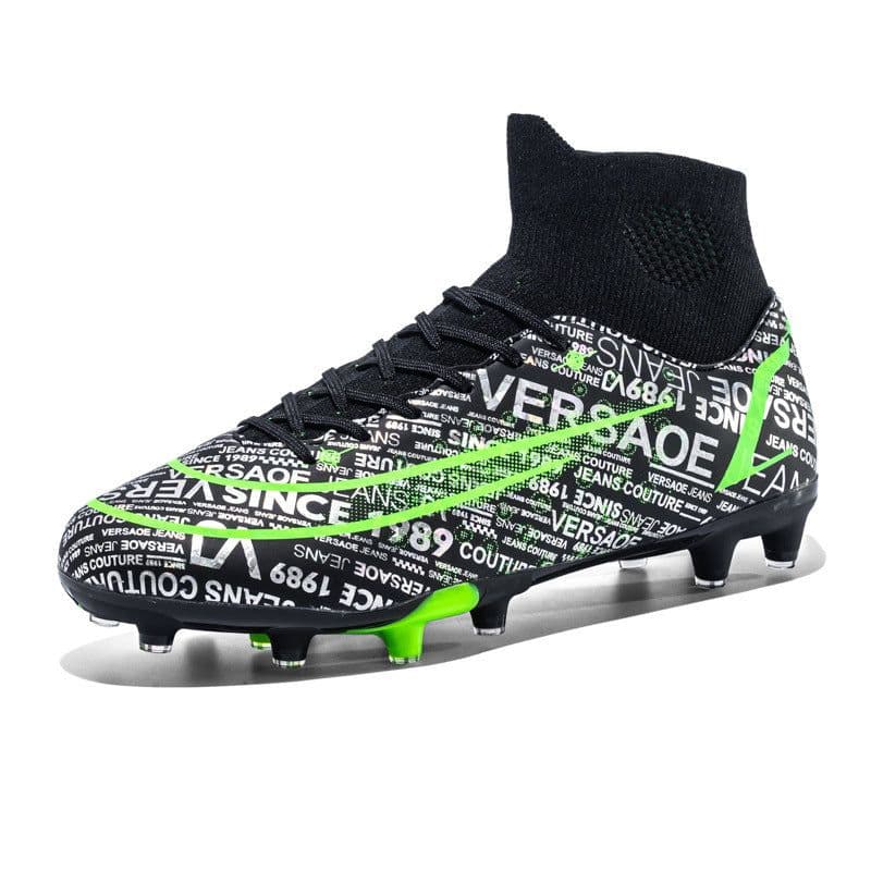 image-High-top Soccer Shoes Boys And Girls Primary And Middle School Students The Big Kids Tf Broken Nail People Turf Foot Training Shoes Running Shoes