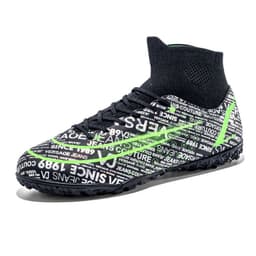 image-High-top Soccer Shoes Boys And Girls Primary And Middle School Students The Big Kids Tf Broken Nail People Turf Foot Training Shoes Running Shoes
