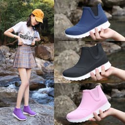 image-Women's Home Fashion Simple Rain Boots