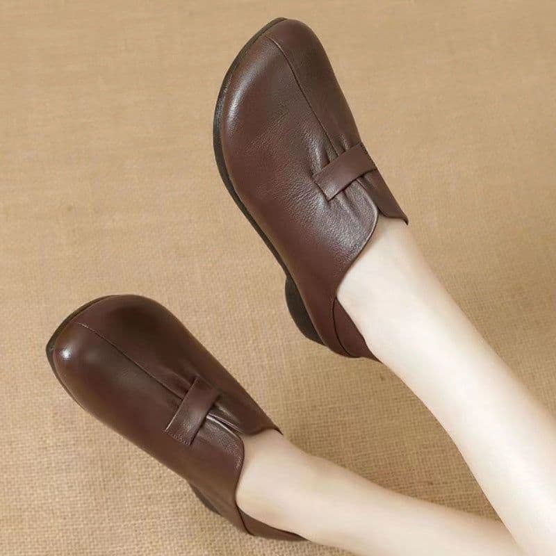image-Women's Casual Fashion Solid Color Flat Shoes
