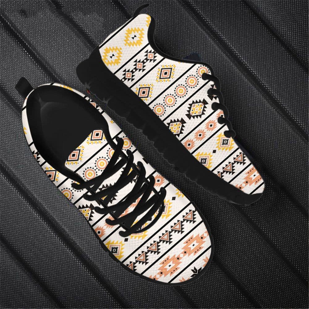 image-Printed Sports And Leisure Mesh Running Shoes For Men And Women