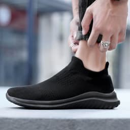 image-New MD Sole Flyknit Light Running Shoes Fashion Casual Shoes Sneakers Lovers Shoes Men