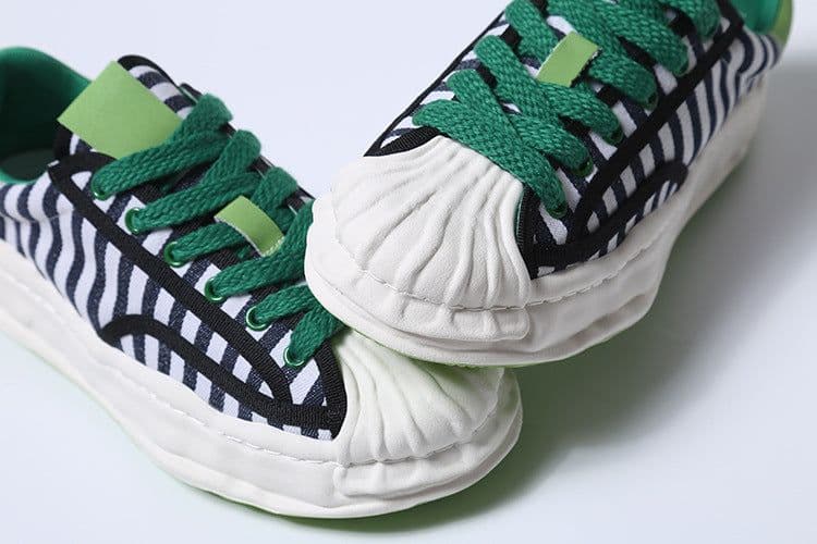 image-Tide Brand Shell Head Thick Sole Shoes Casual Dissolving